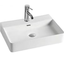 Керамическая раковина VINCE A600x420x130 накладная, цвет белый VBS-303