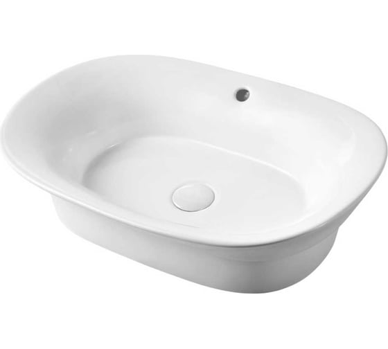 Керамическая раковина VINCE A510x395x150, накладная, цвет белый, VBS-205 1