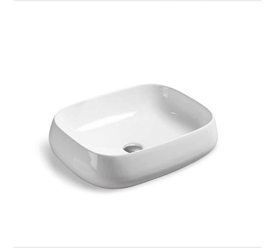 Керамическая раковина VINCEA 560x420x145, накладная, цвет белый VBS-107