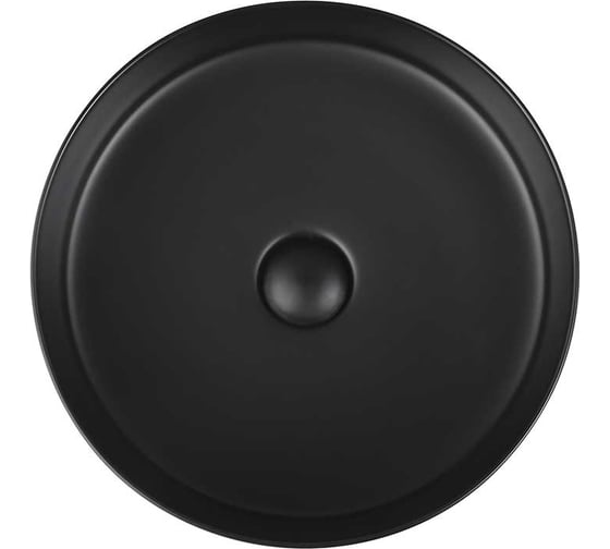 Керамическая раковина VINCE A405x405x130, накладная, черный матовый VBS-316MB