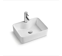 Керамическая раковина VINCEA 475x365x130, накладная, цвет белый VBS-127