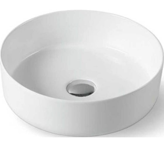 Керамическая раковина VINCE A400x400x120, накладная, цвет белый VBS-216