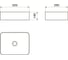 Умывальник Point меркурий 50 прямоугольный, белый PN43832 5