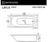 Ванна WHITECROSS Layla 170x75 "SOFT" (хром) 0102.170075.100.SOFT.CR 6