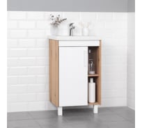 Тумба с раковиной IKA Lite 50 напольная, 500x400x840 Белый 4657792951780