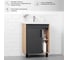 Тумба с раковиной IKA Lite 50 напольная, 500x400x840 Графит 4657792951797 8