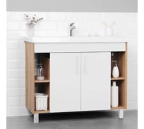 Тумба с раковиной IKA Lite 100 напольная, 1012x455x840 Белый 4657792951940
