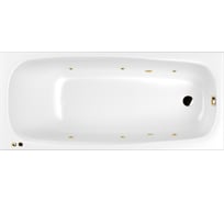 Ванна WHITECROSS Layla 170x75 "SOFT" (золото) 0102.170075.100.SOFT.GL
