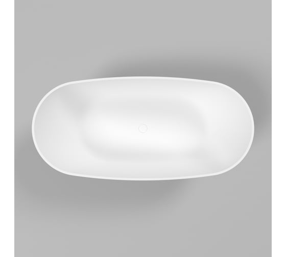 Ванна WHITECROSS Onyx D 160x75 (белый мат) искусственный камень 0207.160075.200