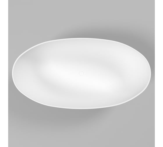 Ванна WHITECROSS Diamond 170x87 (белый мат) искусственный камень 0201.170087.200