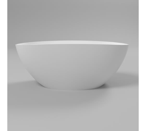 Ванна WHITECROSS Onyx A 160x75 (белый глянец) искусственный камень 0204.160075.100