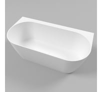 Ванна WHITECROSS Pearl B 155x78 (белый мат) искусственный камень 0215.155078.200