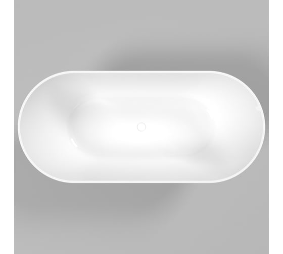 Ванна WHITECROSS Coral A 165x75 (белый глянец) искусственный камень 0213.165075.100