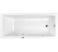 Ванна WHITECROSS Wave Slim 170x70 "SOFT" (хром) 0111.170070.100.SOFT.CR