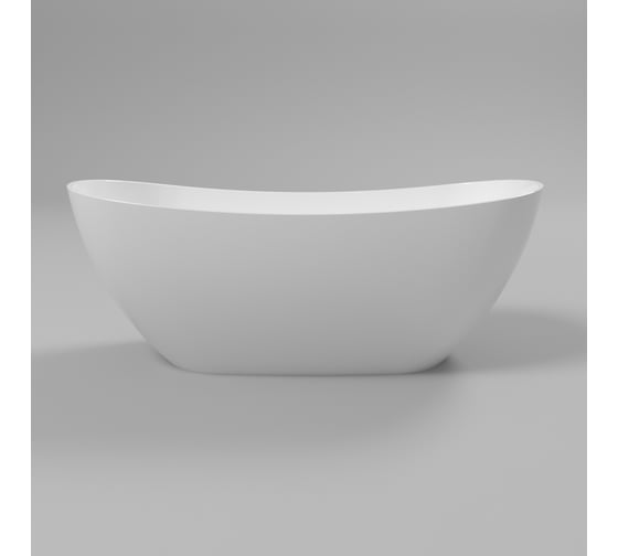 Ванна WHITECROSS Onyx C 160x75 (белый глянец) искусственный камень 0206.160075.100