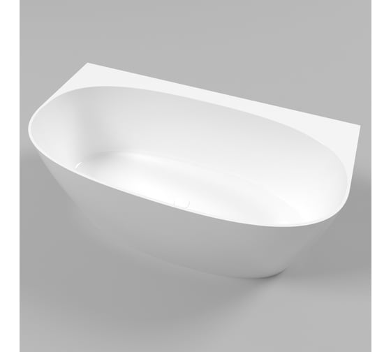 Ванна WHITECROSS Pearl A 155x80 (белый глянец) искусственный камень 0214.155080.100 1