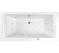 Ванна WHITECROSS Savia Duo 170x80 "ULTRA" (бронза) 0103.170080.100.ULTRA.BR