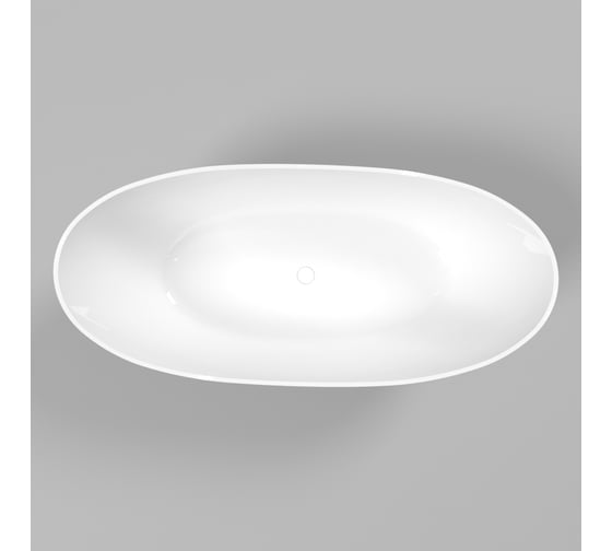 Ванна WHITECROSS Ruby 170x75 (белый глянец) искусственный камень 0202.170075.100