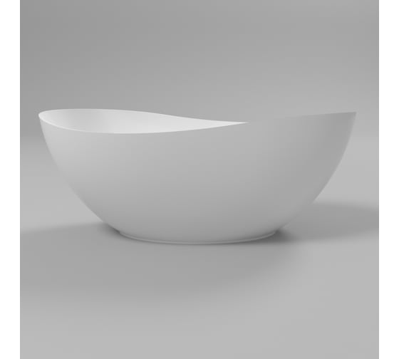 Ванна WHITECROSS Ruby 170x75 (белый глянец) искусственный камень 0202.170075.100