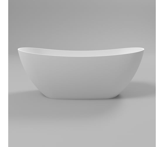 Ванна WHITECROSS Onyx C 160x75 (белый мат) искусственный камень 0206.160075.200
