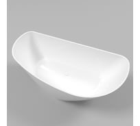 Ванна WHITECROSS Topaz 170x80 (белый глянец) искусственный камень 0212.170080.100