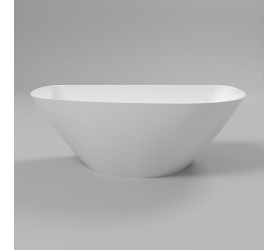 Ванна WHITECROSS Topaz 170x80 (белый глянец) искусственный камень 0212.170080.100