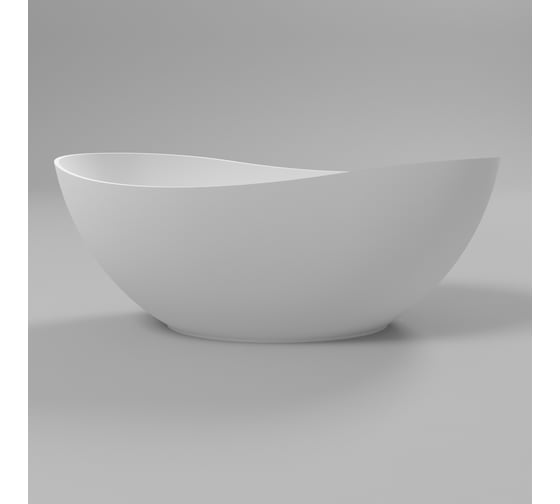 Ванна WHITECROSS Ruby 170x75 (белый мат) искусственный камень 0202.170075.200