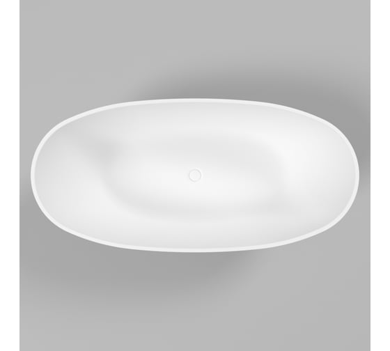 Ванна WHITECROSS Onyx B 160x75 (белый мат) искусственный камень 0205.160075.200