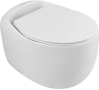 Подвесной безободковый унитаз Art&Max FORLI с креплением AM020CHR