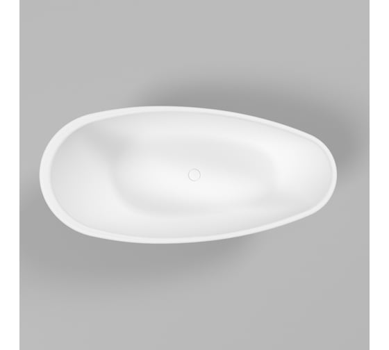 Ванна WHITECROSS Spinel B 155x73 (белый мат) искусственный камень 0210.155073.200