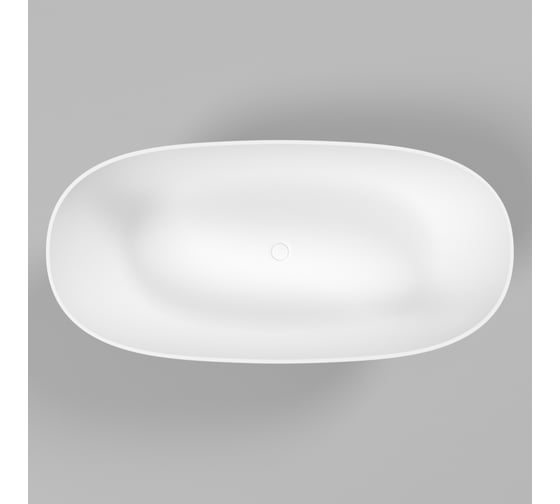 Ванна WHITECROSS Onyx A 160x75 (белый мат) искусственный камень 0204.160075.200