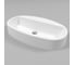 Умывальник WHITECROSS Obsidian D 65x37 см, белый матовый, искусственный камень 0736.065037.200 1