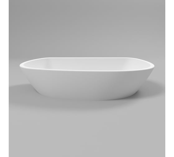 Умывальник WHITECROSS Ametrine 60x37 см, белый матовый, искусственный камень 0718.060037.200