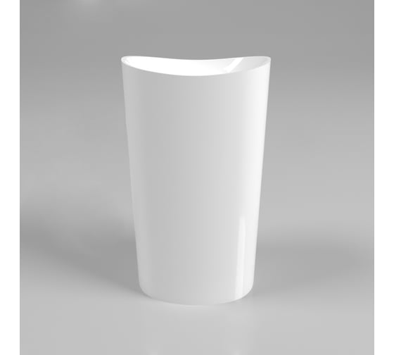 Умывальник WHITECROSS Stella 50x40 см, белый глянец, искусственный камень 0707.050040.100