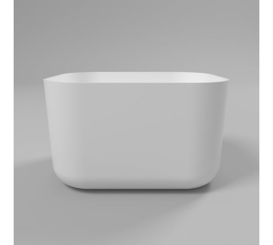 Умывальник WHITECROSS Lazurit 50x40 см, белый глянец, искусственный камень 0713.050040.100