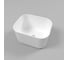 Умывальник WHITECROSS Lazurit 50x40 см, белый глянец, искусственный камень 0713.050040.100 1