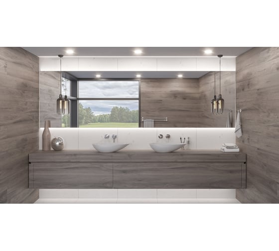 Умывальник WHITECROSS Sapphire 56x33 см, белый глянец, искусственный камень 0710.056033.100