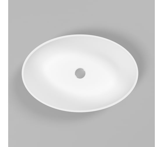 Умывальник WHITECROSS Citrine 60x40 см, белый матовый, искусственный камень 0717.060040.200