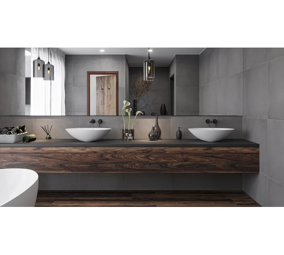 Умывальник WHITECROSS Aquamarine 56x35 см, белый матовый, искусственный камень 0715.056035.200