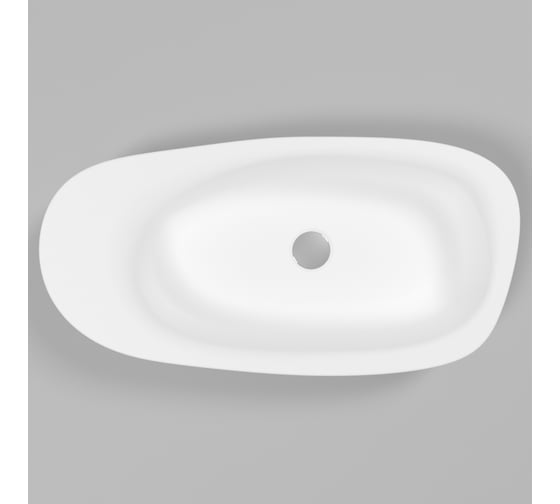 Умывальник WHITECROSS Moonstone F 70x35 см, белый матовый, искусственный камень 0732.070035.200