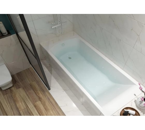 Акриловая прямоугольная ванна Santek Фиджи 180x80 белая 1.wh50.1.706 00000093440