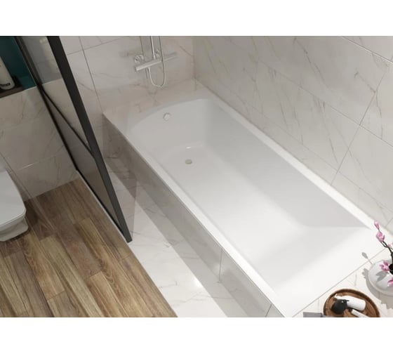 Акриловая прямоугольная ванна Santek Фиджи 180x80 белая 1.wh50.1.706 00000093440