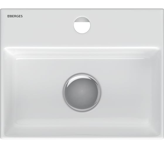 Накладная раковина Berges Small 29.5x23.5 см, с отверстием под смеситель 182012