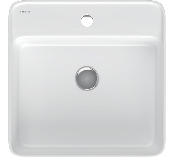 Накладная раковина Berges Ego sl 45x45 см, с отверстием под смеситель 182014