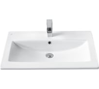 Мебельный умывальник Santek ЭЛИНА 75 см, хромированное кольцо 1WH501619