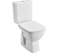 Унитаз-компакт Santek НЕО ЛАЙТ косой выпуск, 2-х режимная арматура, сиденье тонкое дюропласт Soft-close C WH302471