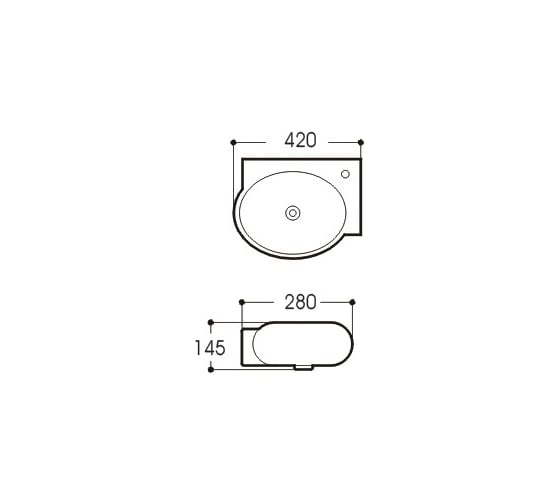 Раковина Aquatek aq5304-00 00000125164