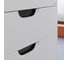 Тумба с раковиной для ванной Uperwood Modul_65 см, подвесная, матовая, белая/графит 3930205581 9