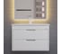 Тумба с раковиной для ванной Uperwood Modul_65 см, подвесная, матовая, белая 393020548 9