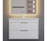 Тумба с раковиной для ванной Uperwood Modul_65 см, подвесная, матовая, белая 393020548 1
